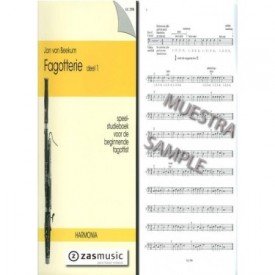 Beekum: Fagotterie V. 1 Libro de consulta para el fagotista