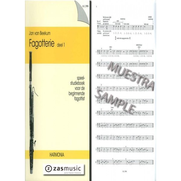 Beekum: Fagotterie V. 1 Libro de consulta para el fagotista