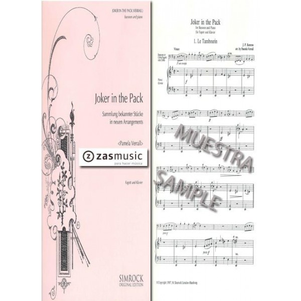 Joker in the Pack for bassoon and Piano