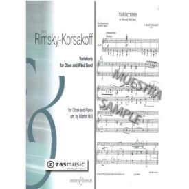 - Rimsky - Korsakoff, Nicolay (1844-1908): Variations for Oboe and Wind Band