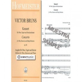 Bruns: Concerto para oboe, fagot y piano op. 66