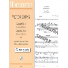 Bruns: Concerto nº 4 para fagot y orquesta (o piano) op. 83
