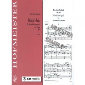 Burghardt: Bläser-Trio para oboe, clarinete en B y fagot. Op. 99