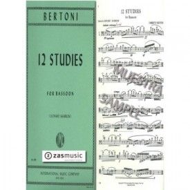 Bertoni: 12 Studies para fagot