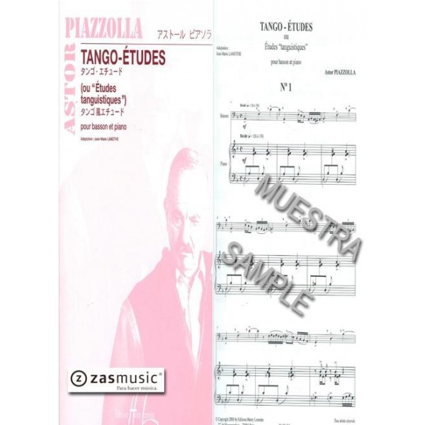 Piazzolla: Tango - Études pour basson