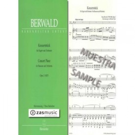 Berwald: Concert piece para fagot y piano (o orquesta) op. 2