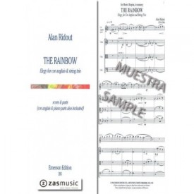 Ridout: The rainbow. Elegy for cor anglais & string trio (Score & Parts)