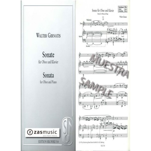 Girnatis: Sonata for oboe and piano