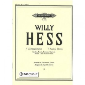 Hess: 7 Recital Pieces for bassoon and piano