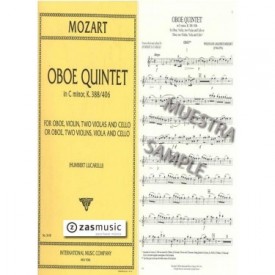 Mozart: Oboe Quintet in C minor, K. 388406