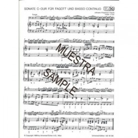 Fasch: Sonata en Do M para fagot y bajo continuo