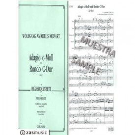 Mozart: Adagio c-Moll und Rondo c-Dur KV 617 for wind quintet.