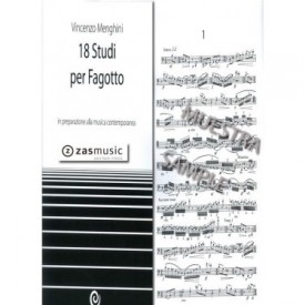 Menghini, Vincenzo: 18 Studi per Fagotto