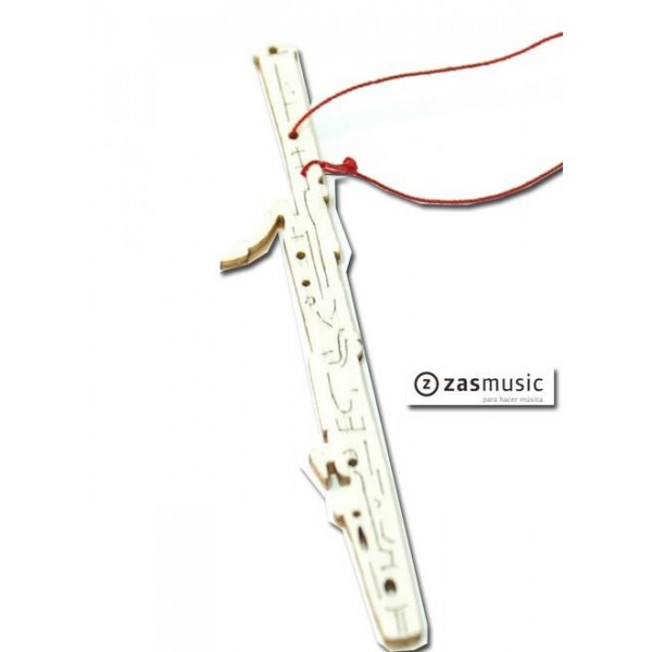 Colgante de madera de fagot