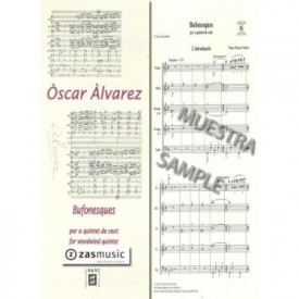 Àlvarez Valero: Bufonesques (Farcical), for woodwind quintet.