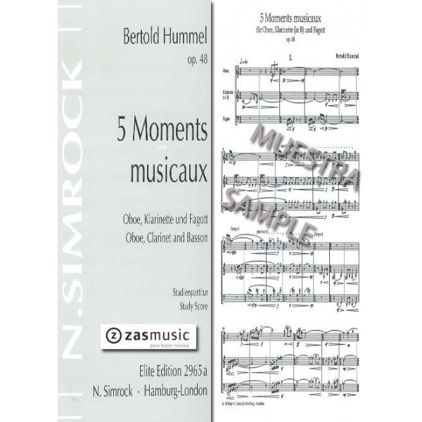 Hummel: 5 moments musicaux op.45