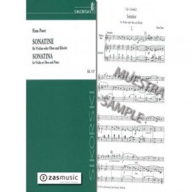 Poser: Sonatine für violine oder oboe und Klavier.