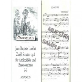 Loeillet de Gant: Zwölf Sonaten op.1. 7-9 para oboe y piano