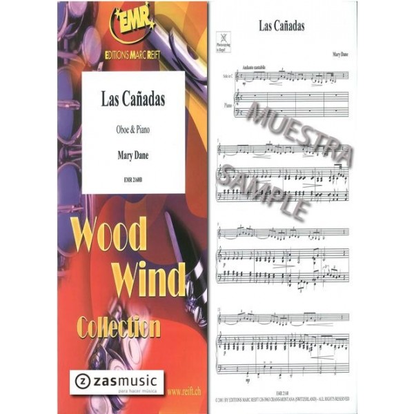 Dane, Mary: Las cañadas. Oboe & Piano.