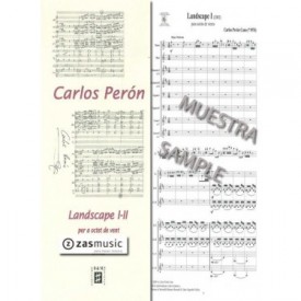 Perón Cano: Landscape I-II (2002). Para Octeto de viento.