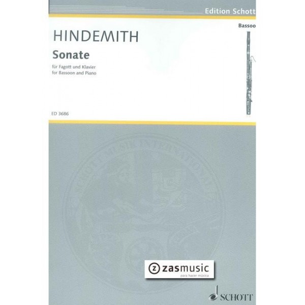 Hindemith, Paul: Sonate für fagott und Klavier (1938)