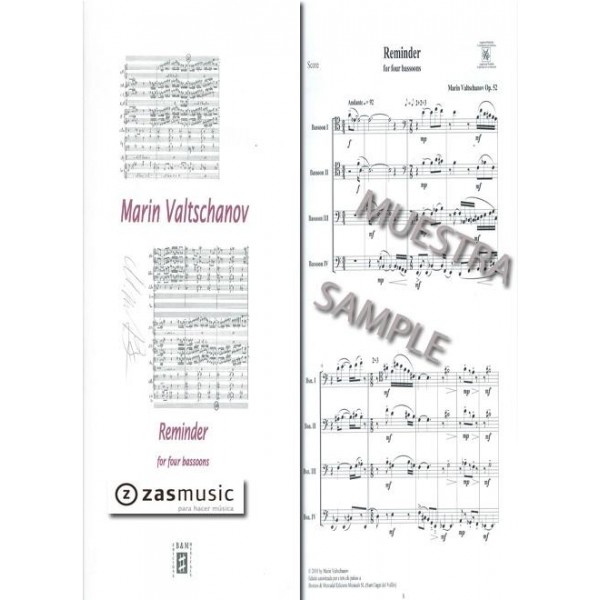 Valtschanov: Reminder for four bassoons