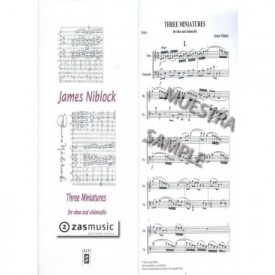 Niblock: Three Miniatures for oboe and violoncello.
