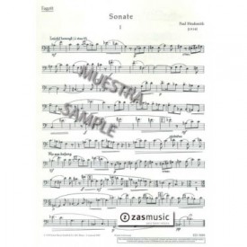 Hindemith, Paul: Sonate für fagott und Klavier (1938)