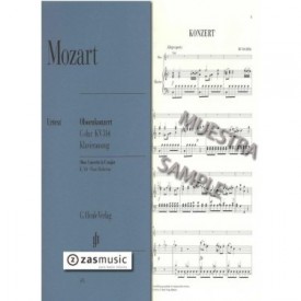 Mozart, Wolfgang Amadeus (1756-1791): Oboenkonzert C-dur KV 314. Klavierauszug. Oboe Concerto in C major K. 314 Piano Reduction