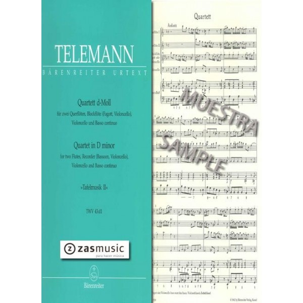 Telemann: Quartett in D minor