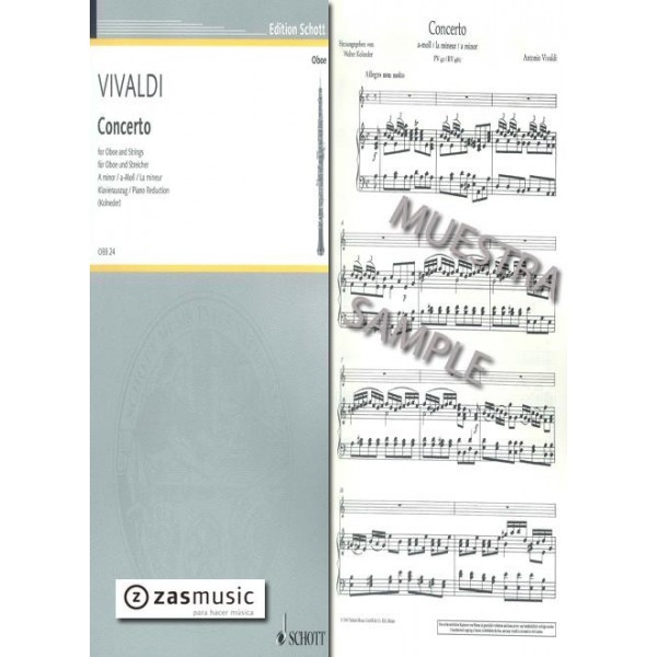 Vivaldi: Concerto for Oboe and Strings A minor PV 42 RV 461