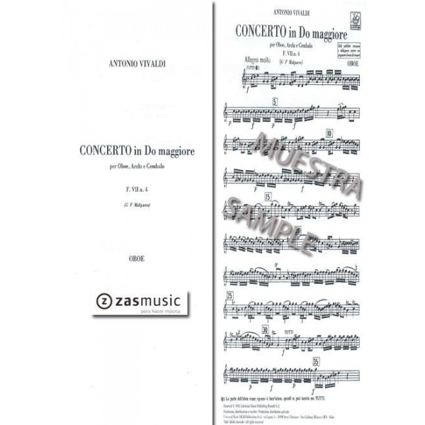 Vivaldi Concerto in Do maggiore per Oboe