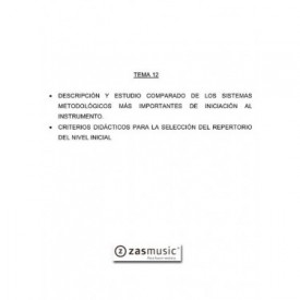 Tema oposiciones OBOE 12 DESCRIPCIÓN Y ESTUDIO COMPARADO DE LOS SISTEMAS METODOLÓGICOS ...