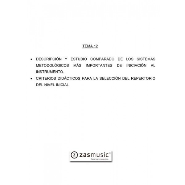 Tema oposiciones OBOE 12 DESCRIPCIÓN Y ESTUDIO COMPARADO DE LOS SISTEMAS METODOLÓGICOS ...