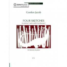 Jacob: Four sketches fagot y piano