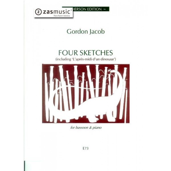 Jacob: Four sketches fagot y piano