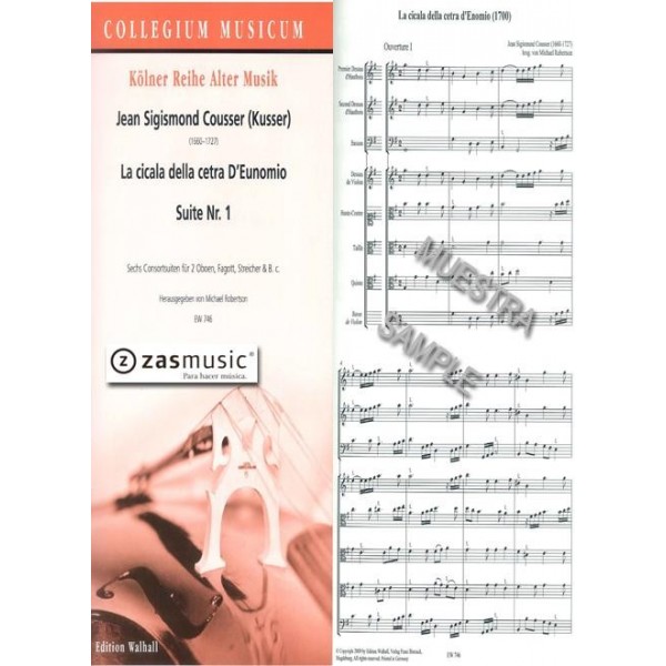 Cousser: La cicala della cetra D´Eunomio