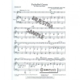 Pachelbel, Johann: Pachelbel canon for oboe and piano