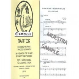 Bartók: An edening in the village Slovak peasant´s dance for clarinet and piano