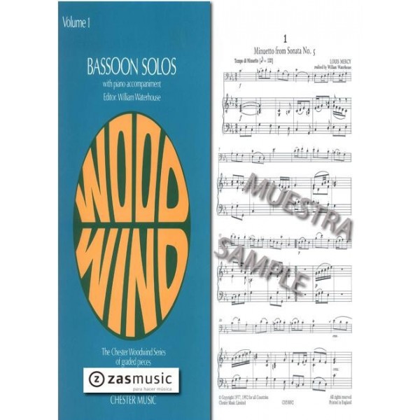 BASSOON SOLOS with piano accompaniment vol. 1