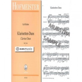 Richter: Klarinetten-Duos Helf 1