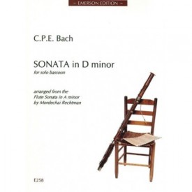 Bach, Carl: Sonata in d minor for basoon solo.