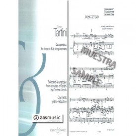 Tartini: Concertino for clarinete in Bb & string orchestra