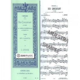 Mendelssohn: Duo concertant pour clarinette en Sib et clarinette en fa