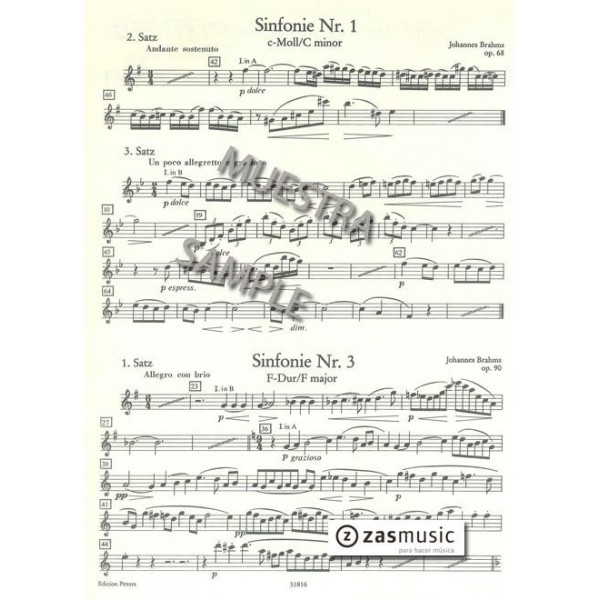 Orchester probespiel. Test pieces for orchestral auditions