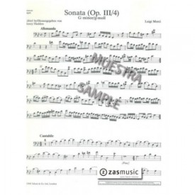 Merci: Sonata for bassoon and basso continuo en Sol m op. 3 nº 4