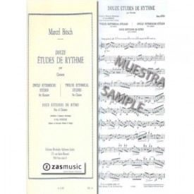 Bitsch: Douze études de rythme pour clarinette