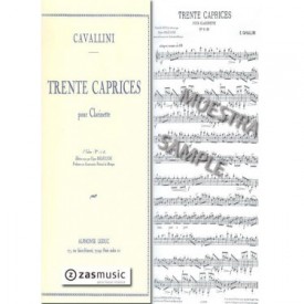 Cavallini: Trente Caprices pour Clarinette Vol.1 (1 a 18)