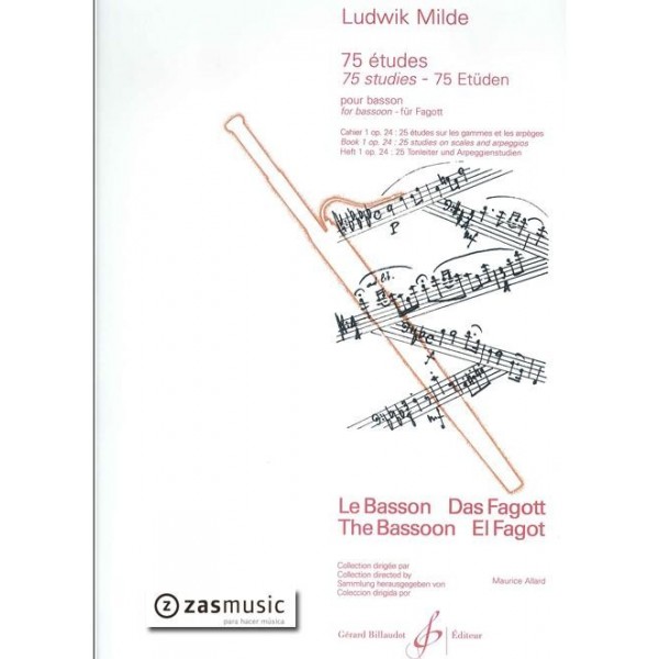 Milde: 75 études pour basson