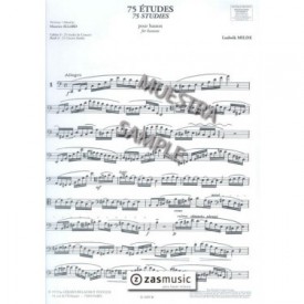Milde, Ludwig: 75 études pour basson. Cahier 2 op. 26: 25 études de concert
